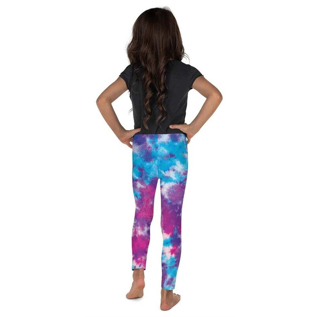 Purple Tie Dye Kid's Leggings