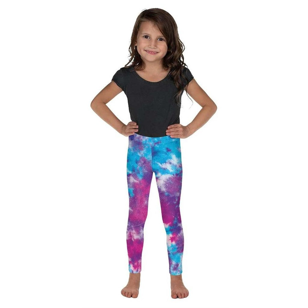 Purple Tie Dye Kid's Leggings