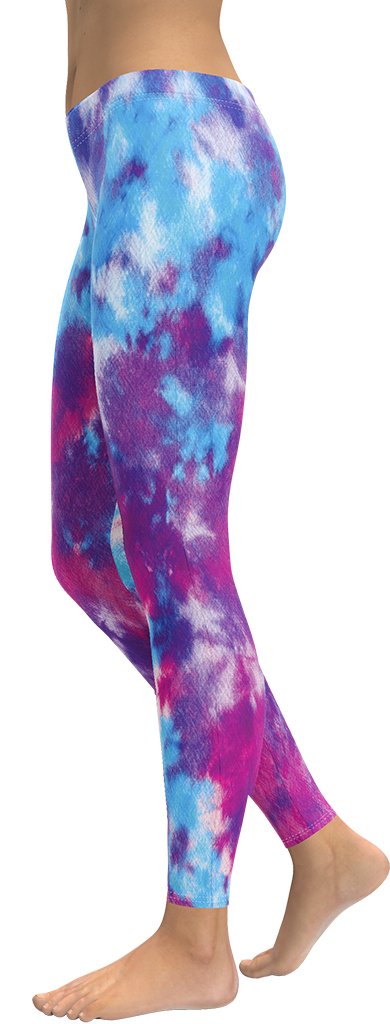 Purple Tie Dye Leggings