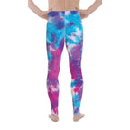 Purple Tie Dye Men's Leggings