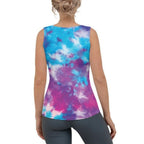 Purple Tie Dye Tank Top