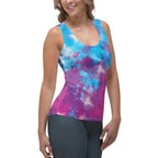 Purple Tie Dye Tank Top