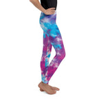 Purple Tie Dye Youth Leggings
