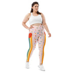Rainbow Love Plus Size Leggings