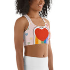Rainbow Love Sports Bra
