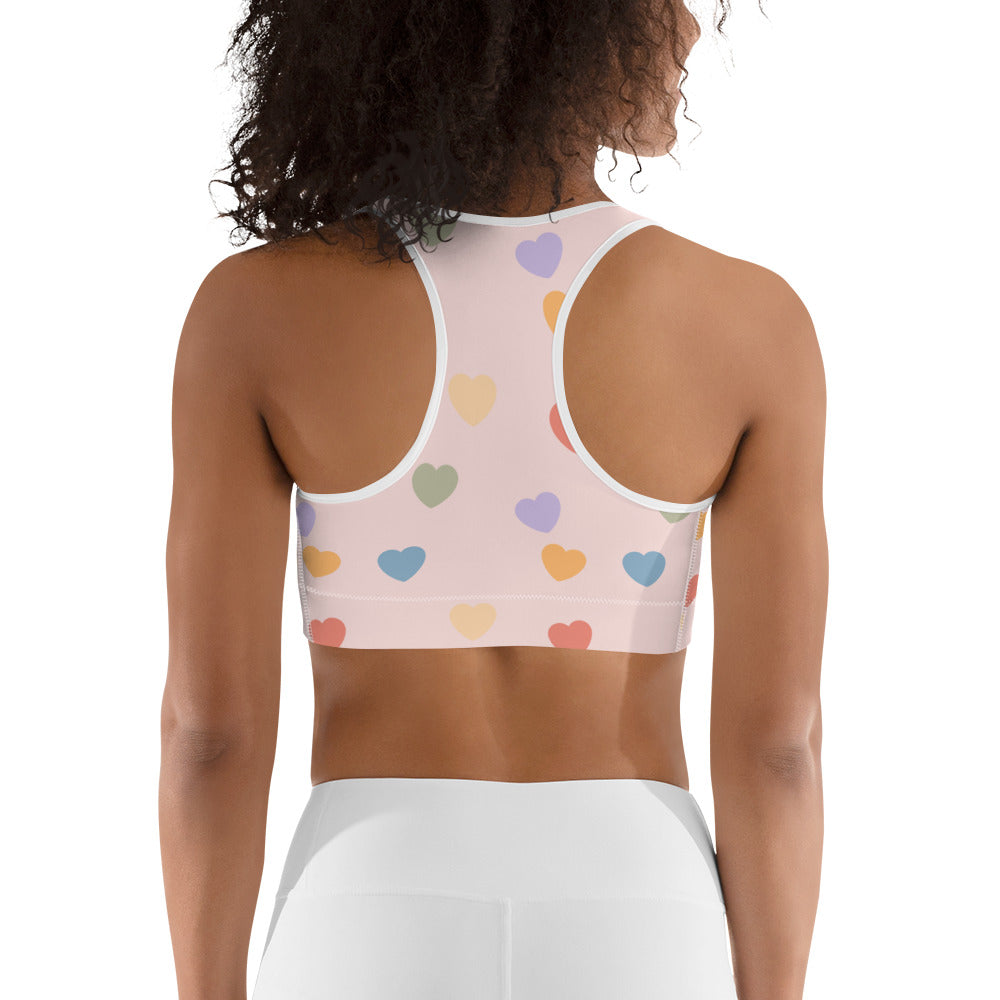Rainbow Love Sports Bra