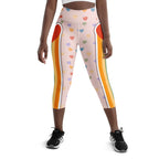 Rainbow Love Yoga Capris