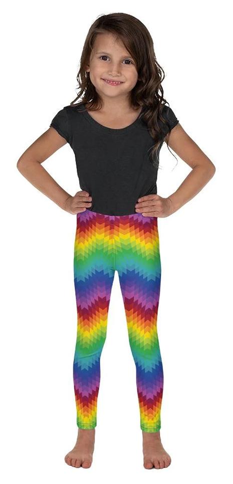 Rainbow Pattern Kid's Leggings