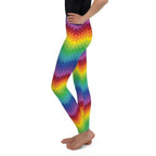 Rainbow Pattern Youth Leggings