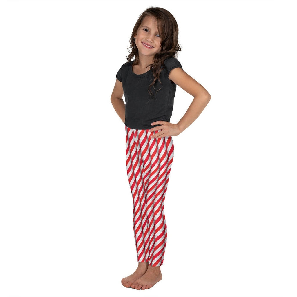 Real Candy Cane Kid's Leggings