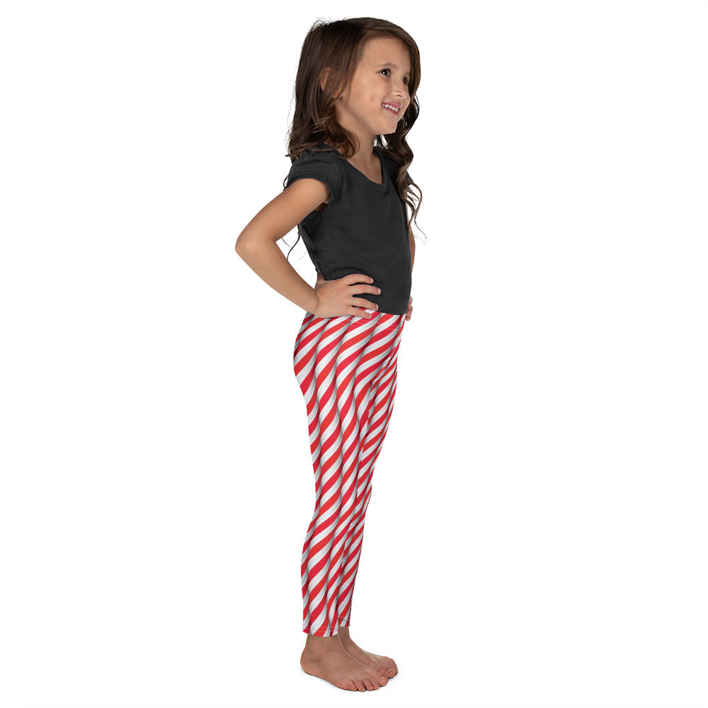 Real Candy Cane Kid's Leggings