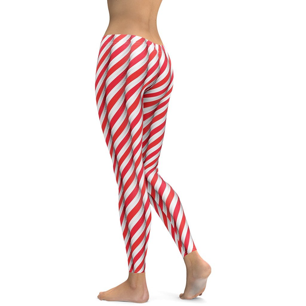 Real Candy Cane Leggings