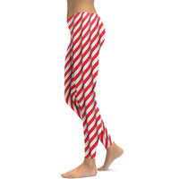 Real Candy Cane Leggings
