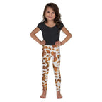 Realistic Cow Print Kid's Leggings