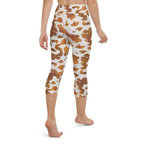 Realistic Cow Print Yoga Capris
