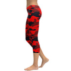Red Camo Capris