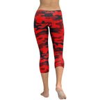 Red Camo Capris