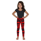 Red Camo Kid's Leggings