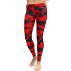 Red Camo Leggings