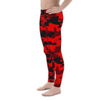Red Camo Men's Leggings