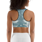Reindeer Christmas Sports Bra