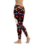 Reindeers in Love Christmas Leggings - FiercePulse - Premium Workout Leggings - Yoga Pants