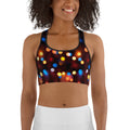 Reindeers In Love Christmas Sports Bra