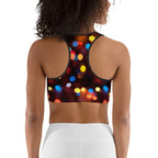 Reindeers In Love Christmas Sports Bra