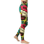 Retro Comic Book Yoga Leggings
