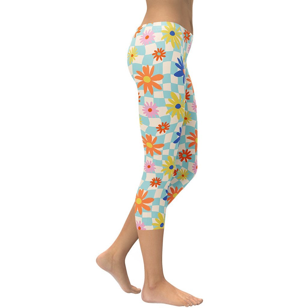 Retro Daisy Capris