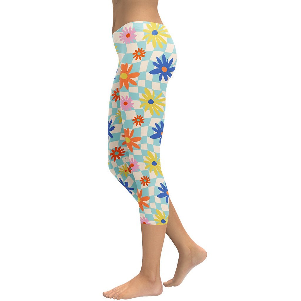 Retro Daisy Capris