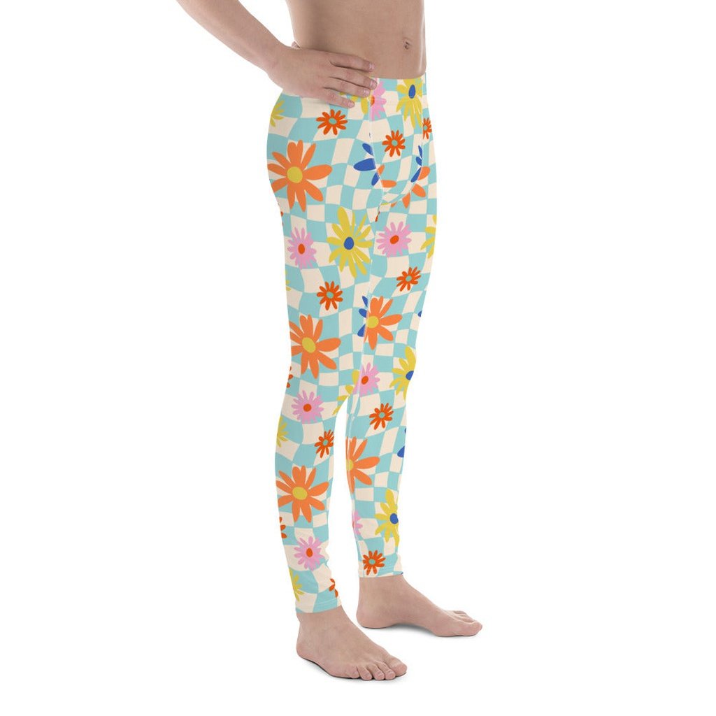Retro Daisy Men's Leggings