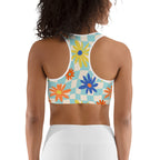 Retro Daisy Sports Bra