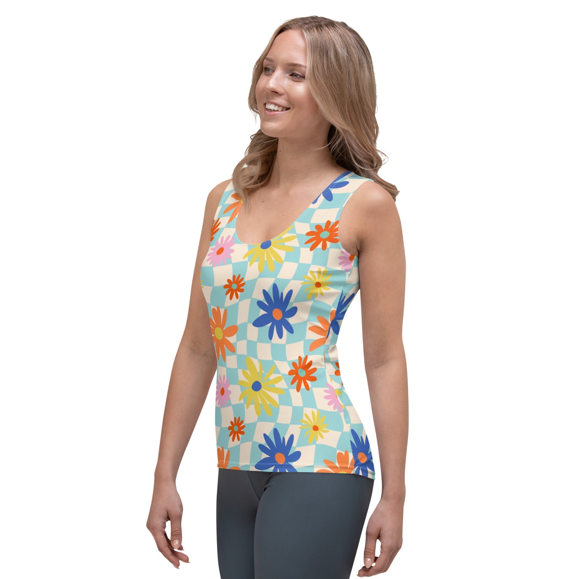 Retro Daisy Tank Top