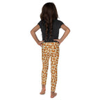 Retro Flower Checkerboard Kid's Leggings