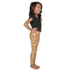 Retro Flower Checkerboard Kid's Leggings