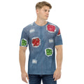 Ripped Denim Christmas Men's T-shirt