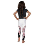 Rose Color Block Kid's Leggings