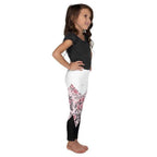 Rose Color Block Kid's Leggings
