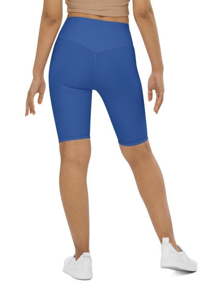 Royal Blue Biker Shorts