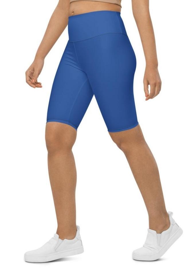 Royal Blue Biker Shorts