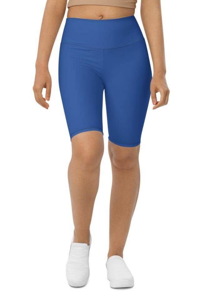 Royal Blue Biker Shorts