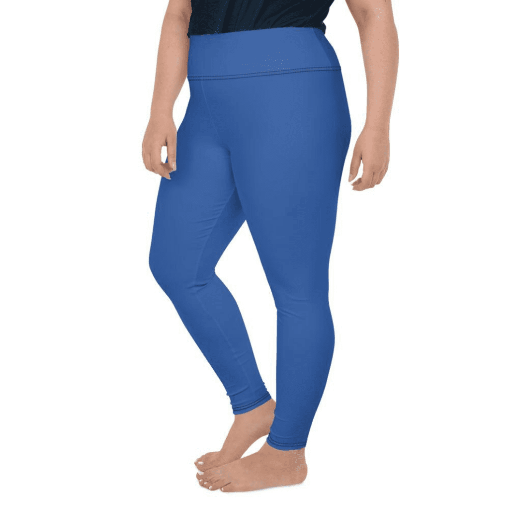 Royal Blue Plus Size Leggings