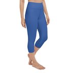 Royal Blue Yoga Capris