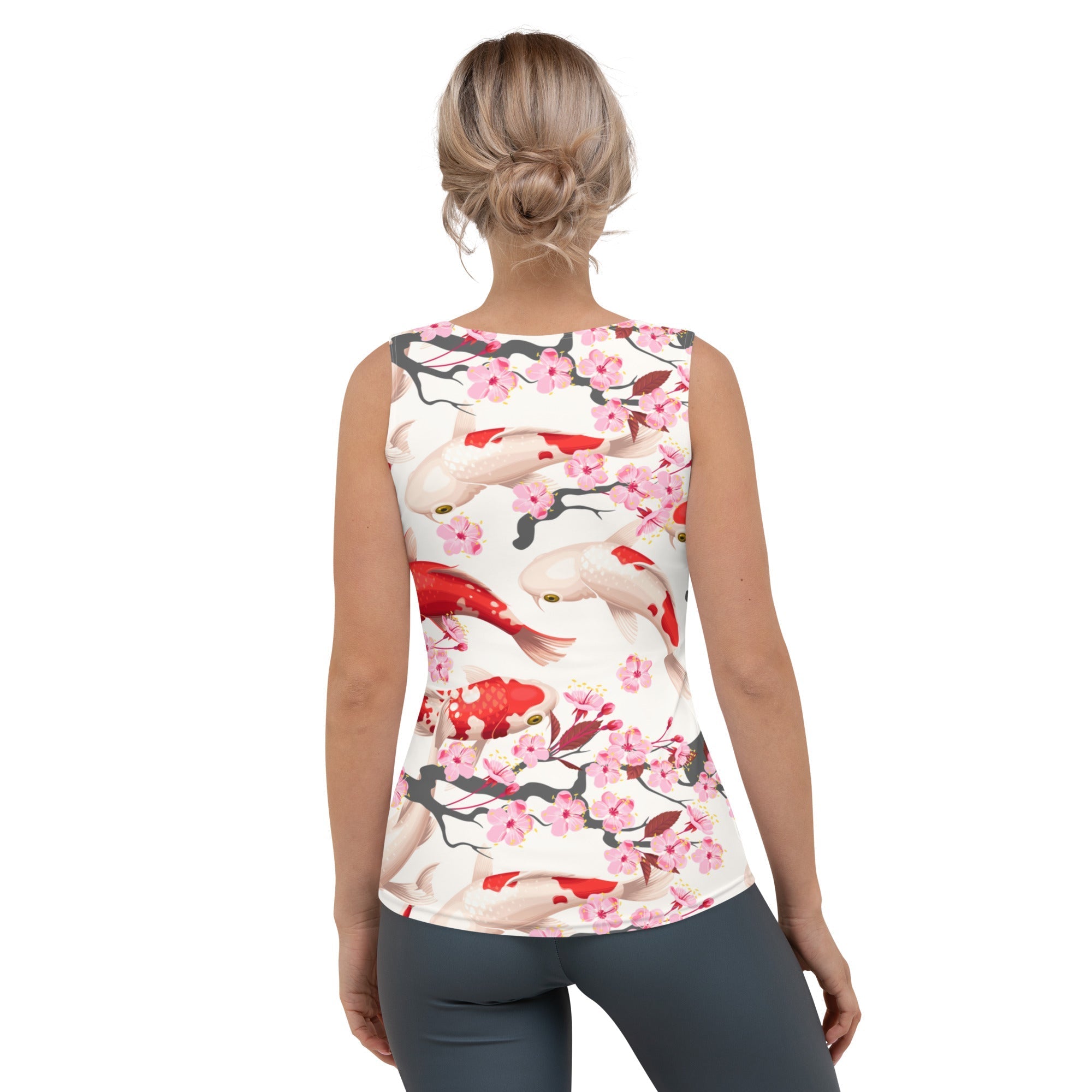 Sakura Koi Tank Top