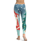 Santa Christmas Tree Leggings - FiercePulse - Premium Workout Leggings - Yoga Pants