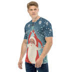 Santa Christmas Tree Men's T-shirt