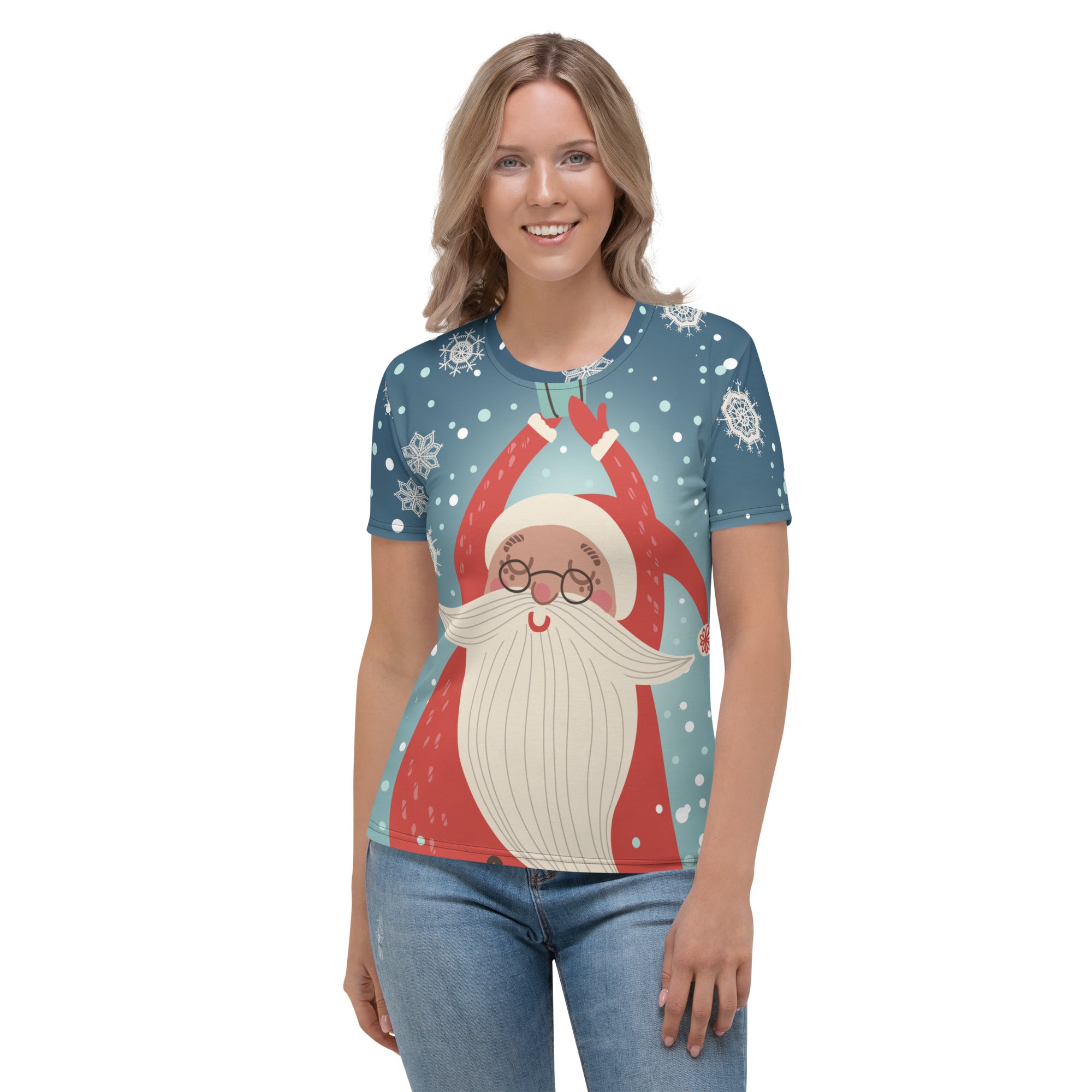 Santa Christmas Tree T-shirt