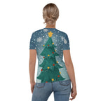 Santa Christmas Tree T-shirt