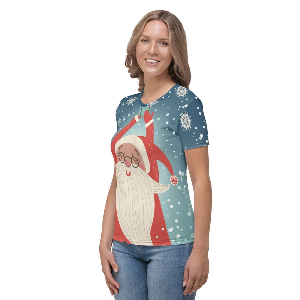 Santa Christmas Tree T-shirt